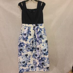 Alexa B Nites Women's Cold Shoulder Floral Dress Size 10